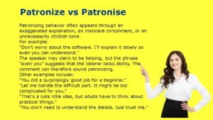 Patronize vs Patronise