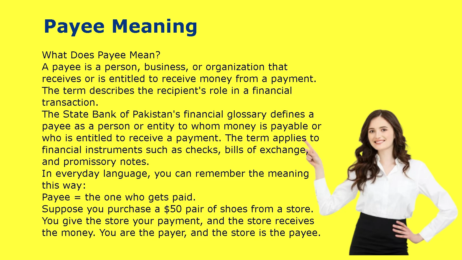 Payee Meaning