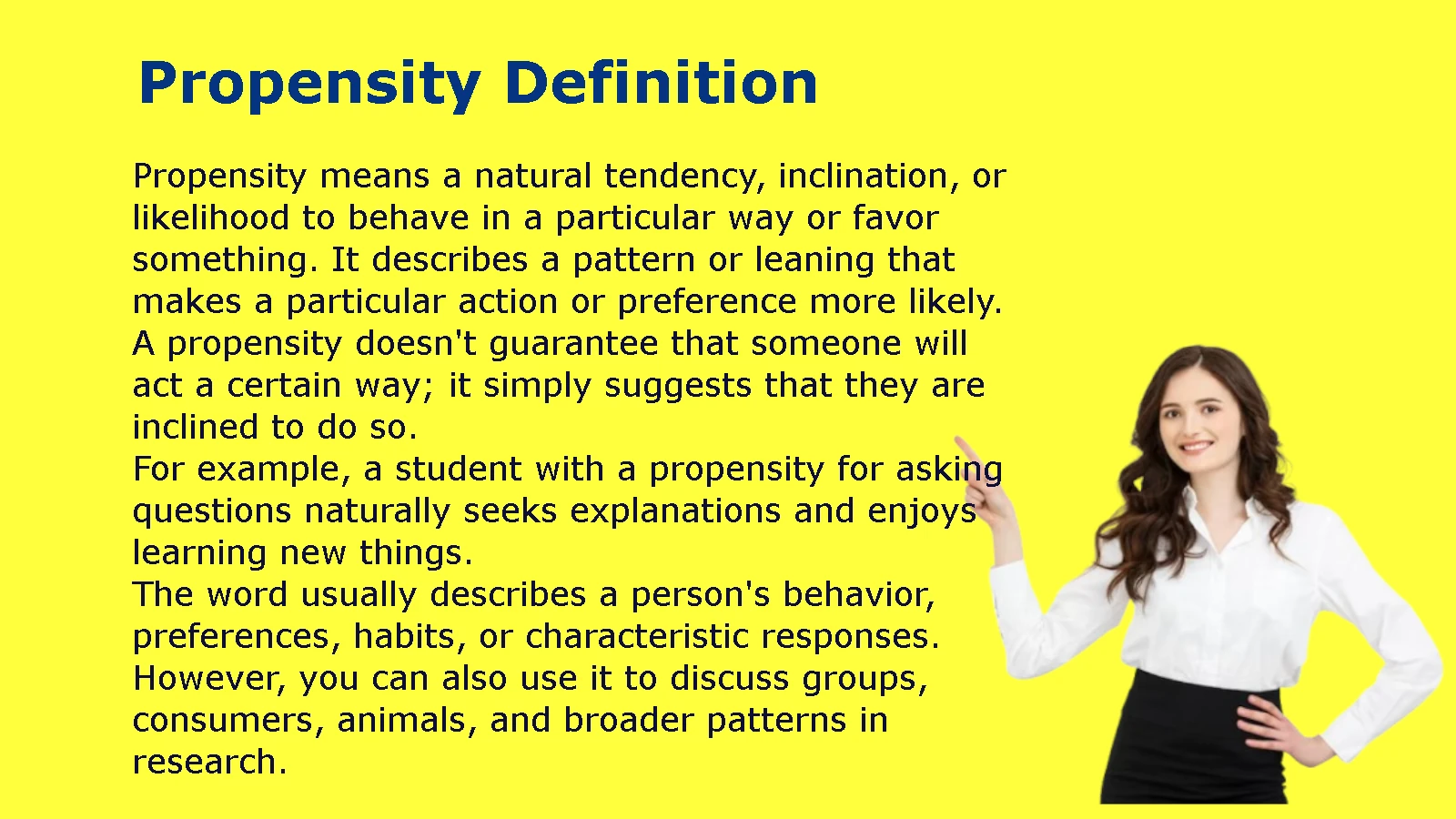 Propensity Definition