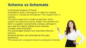 Schema vs Schemata