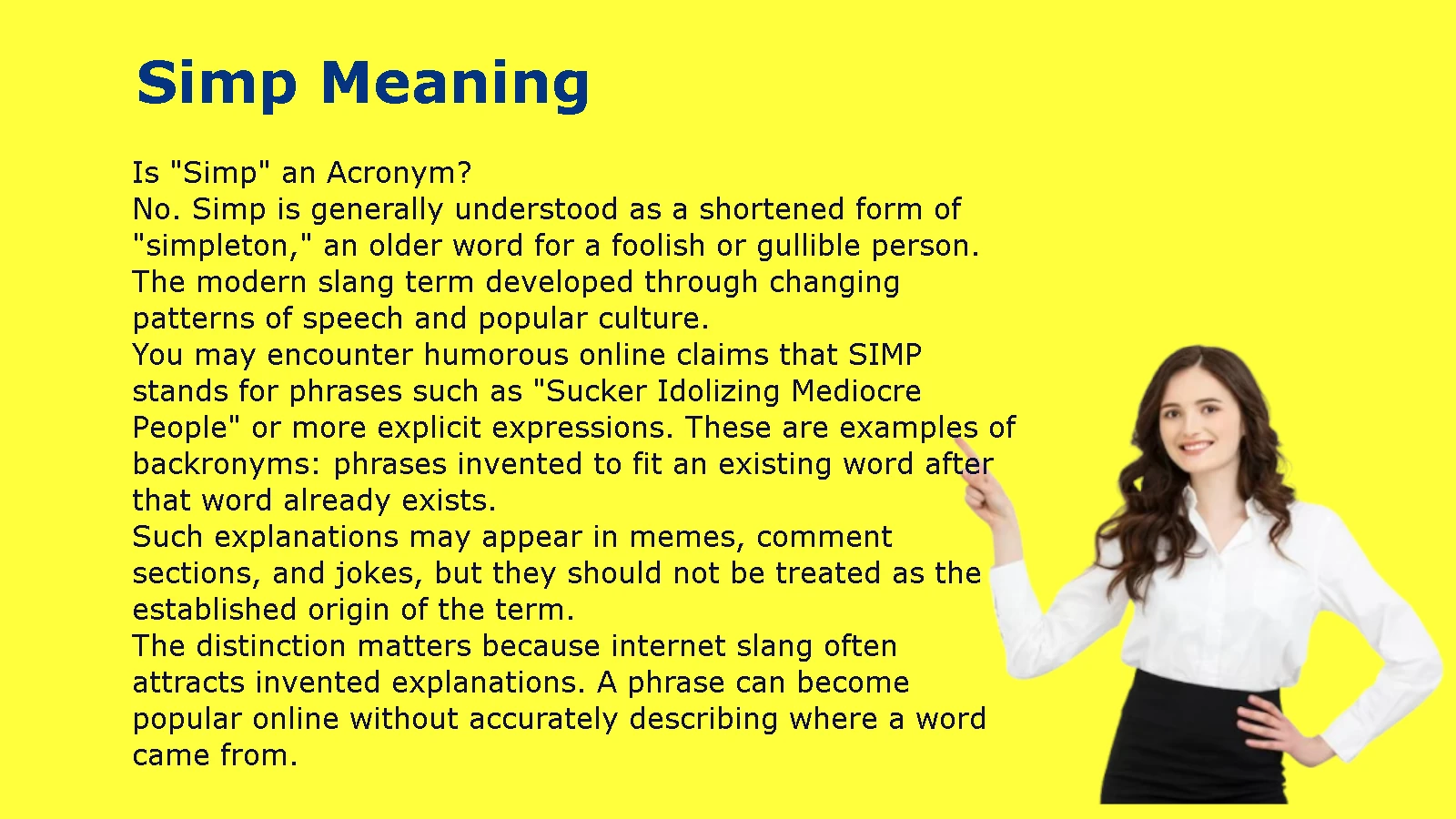 Simp Meaning