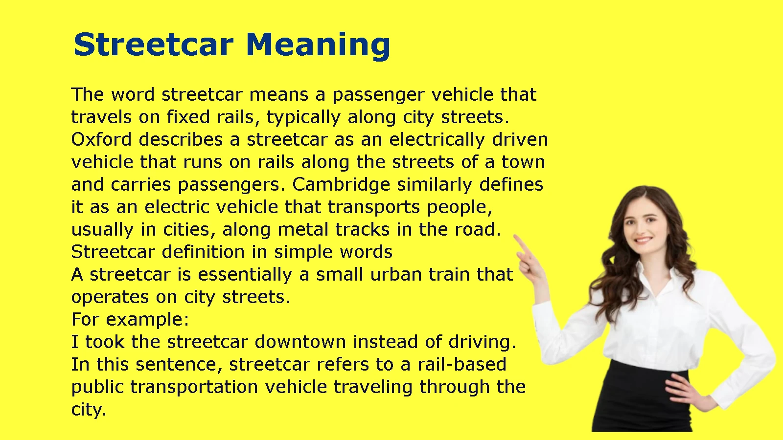 Streetcar Meaning