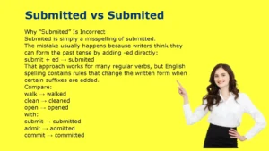 Submitted vs Submited